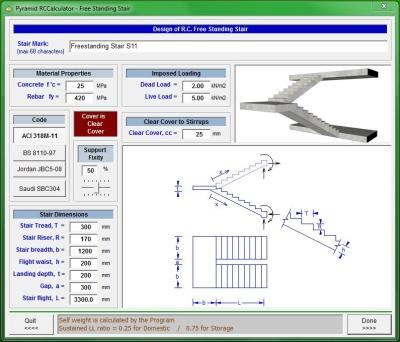 RC Calculator can also be employed for the calculation of crack width