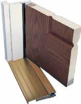 FULL LENGTH COMPOSITE TOP AND BOTTOM RAILS Additional non-porous protection keeps water from seeping into the door and helps prevent the build up of mold or mildew.