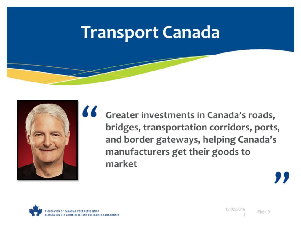 Marc Garneau Mandate Letter Formalize a moratorium on crude oil tanker traffic on British Columbia s North Coast, working in collaboration with the Minister of Fisheries, Oceans and the Canadian