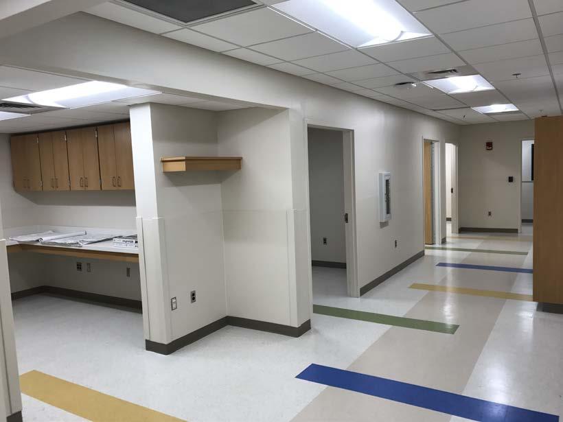 Children s Neurodiagnostic Suite Scope: Neurodiagnostic Suite includes; three exam rooms, staff work room, storage and a