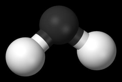1.2 WATER The shape of water molecule is nonlinear. The angle between two bonds is equal to 104.45 (figure 1).
