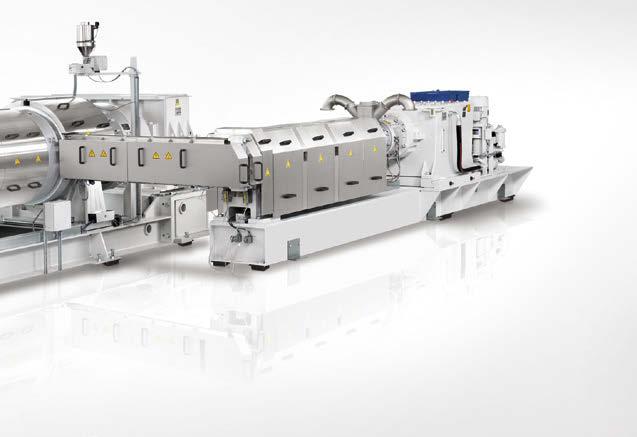 Blisters and returning elements The optimum processing section The processing section of our twin-screw extruder is configurable to match individual foaming processes.