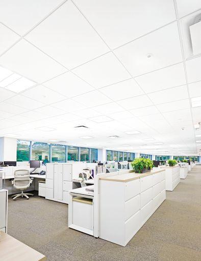 Solutions for Office Acoustic Design: comprehensive acoustical quality To achieve comprehensive acoustical quality the ideal combination of sound