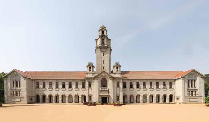 53 INSTITUTIONS: Foundations of knowledge and research Indian Institute of Science, Bengaluru Indian Institute of Science, Bengaluru The Indian Institute of Science (IISc) was established in 1909,
