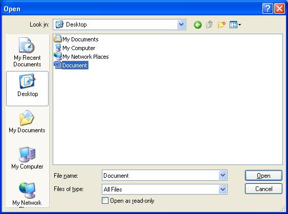 6. Navigate to the correct path on your computer, select the file you wish to attach and click Open. Image 9 Select File to Attach 7. From the File Upload window click Attach.