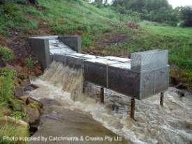 If the outlet discharges into a permanent sedimentation basin or other stormwater treatment system, then the outlet should discharge above the designated sediment clean-out level.