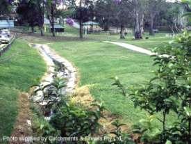 High stormwater infiltration, however, can impact on some urban landscaping. Caution; stormwater infiltration can cause inter-lot seepage problems on terraced urban landscapes.