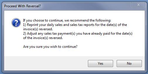 4. Select the converted sales order you are looking to reverse once it is highlight click the Reverse Sales Order Conversion button. 5.