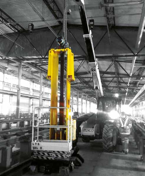 EVERY STEP OF THE WAY Our ground breaking heavy lifting products help rail maintenance providers improve servicing times and reach new levels of depot safety and efficiency.