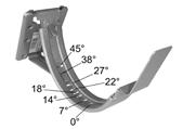 GUTTER BRACKETS GUTTERS A gutter bracket is required every 60 cm to support the gutter. Install the gutter sloping toward the downpipe; the slope must be 2,5 mm/m.