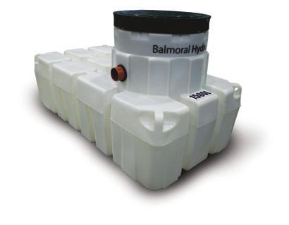 Balmoral s HydroStore tanks benefit from the company s experience in providing tanks for underground installation as well as recognising the engineering progress being made in the global rainwater