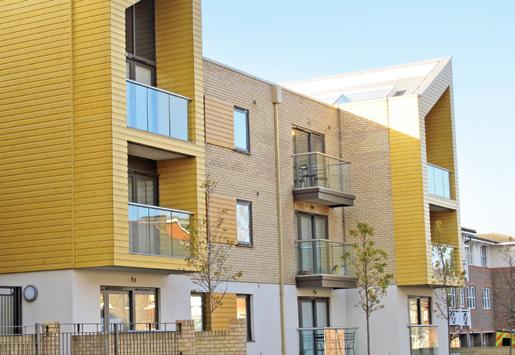 Accoya Cladding on Homes of the Future The development of 64 luxurious private apartments at Granville Place, North London is one of Britain s most ecologically and environmentally advanced building