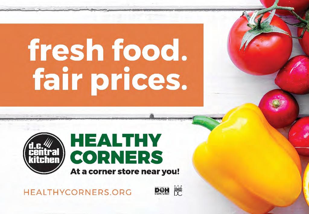 Increasing Customer Awareness Partner researchers from American University found that 63% of customers surveyed at Healthy Corners stores shop at that store almost daily.