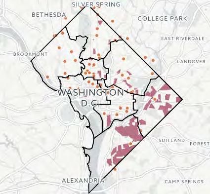 These interconnected challenges have undermined the development of an equitable food system leading many of the neighborhoods within these wards to be identified as food deserts by the U.S.