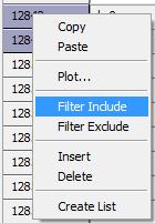 Right-click on row 12848 and select Filter Include (Figure 18) Figure 18: Including all REST instances that were identified by Find /