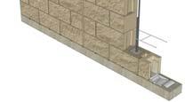 CONTROL LAYER MASONRY CONTROL JOINT VERTICALLY REINFORCED & GROUTED CELLS BACKUP WYTHE HORIZONTALLY REINFORCED & GROUTED BOND BEAM HATCH PATTERN WALLPAPER USED AS