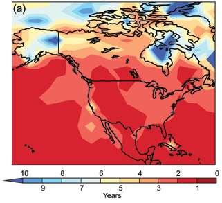 Hot Days to Become Much More Common Return frequency of