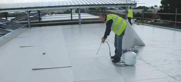 FAST BOND BAILEY FAST-BOND Industry leading, spray applied, contact adhesive system for fast, safe and efficient installation of Bailey Atlantic.