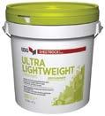 1.2 1.2 FINISHING JOINT - LIGHT TO EASY SANDING FINISHING JOINT - EASY TO MODERATE SANDING 1.2.1 SHEETROCK ULTRALIGHTWEIGHT 1.2.2 SHEETROCK TOTAL LITE 1.2.3 LITEFINISH 1.2.4 FINALCOTE 1.2.5 TOPCOTE 550 SHEETROCK UltraLightweight finishing compound is a lightweight, yellow tinted air-drying type compound specifically designed with the finishing contractor in mind.