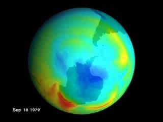 Ozone Policy Ozone Hole Animation The Montreal Protocol of 1987 banned