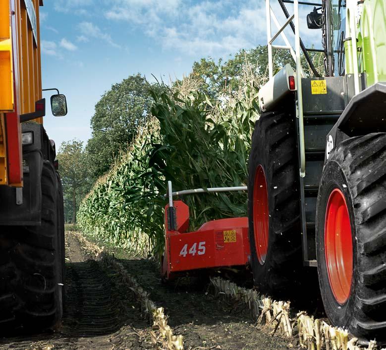 22 Versatile One for all Superior cut quality for the whole range of thin-stemmed plants. Efficient One for the lead Optimum transport, even for very high-performance harvesters.