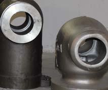 such as castings used in land-based turbine engines and