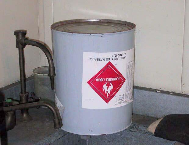 Containers Definition: portable devices in which a hazardous waste