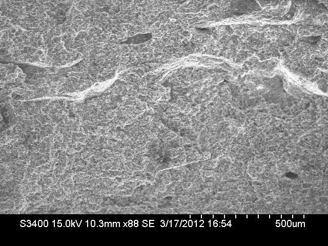 4(b) shows the SEM fractograph of spray formed hot pressed Al285Cu4Fe alloy.