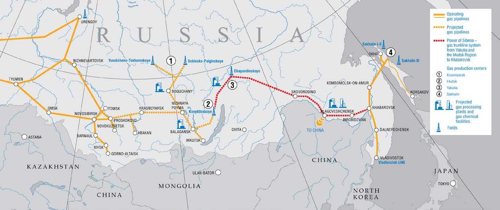 IEEJ:Published in August 2015 All rights reserved Russian gas supply routes to Asia Power of Siberia (38bcm) Altai Pipeline (30bcm) (Source) Gazprom Russia signed a gas sales contract for 38 bcm/year