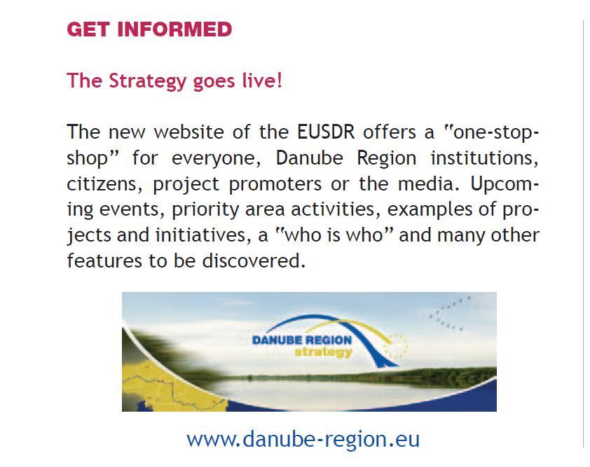 The Strategy goes live in 24 June 2011 Formal support by the Heads of