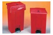 These containers are not guaranteed to be leak proof and puncture proof and so cannot be used for the collection of sharps such as syringes and razor blades.