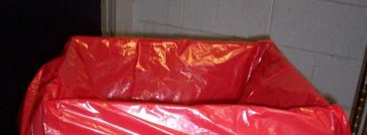 Regulated Medical Waste Red Bag Waste dry Items contaminated