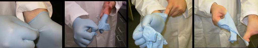 Temperature resistant gloves should be worn to protect hands from physical damage when working with very hot (autoclave) or cold (liquid nitrogen tank, -70 C freezer) materials.