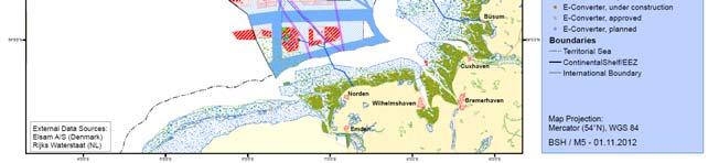 2012 Wadden Sea Forum 21st Meeting - Leck 31 Windenergy projects: North Sea OWP Licences: 29 licences (ca.