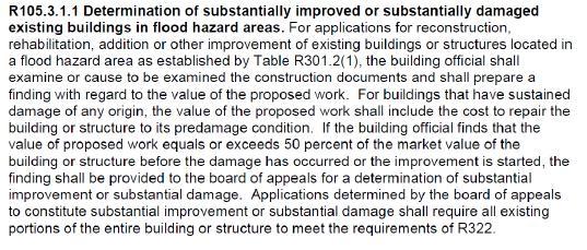 IBC and IEBC rely on the Building Official to determine if work on existing buildings meets the definitions of SI and
