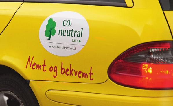 Environmental protection is becoming a competitive factor even for the owner of this Danish taxi. sanctions to encourage investment in energyefficient technologies.