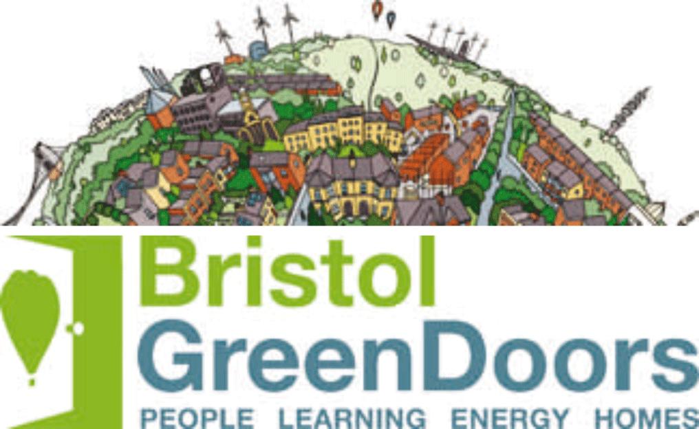 Community energy co-operatives developing community owned energy systems, e.g. solar PV on community buildings Social enterprise Bristol Green Doors, whose open door events showcase ordinary citizens homes that have had energy efficiency refurbishment.