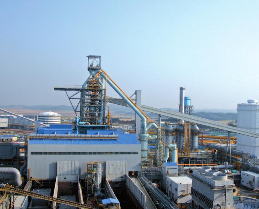 Blast furnace No. 1, Hyundai Steel, South Korea.