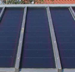 4 The photovoltaic modules are glued onto the stainless steel roofing elements in a hot bonding process at the factory.