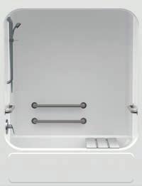 TUB SHOWER SPECIFICATIONS MODEL VARIATIONS: (MA) - 521 CMR (TX) - Texas Accessibility Standards (CN) - Canada Standards Association MODEL (Variations) F6032STT 2603CTH