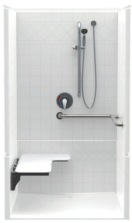 42" 48" SHOWERS These accessible shower products are ideal for active adult and residential applications or in commercial jobs where a minimum number of ADA units has been met.