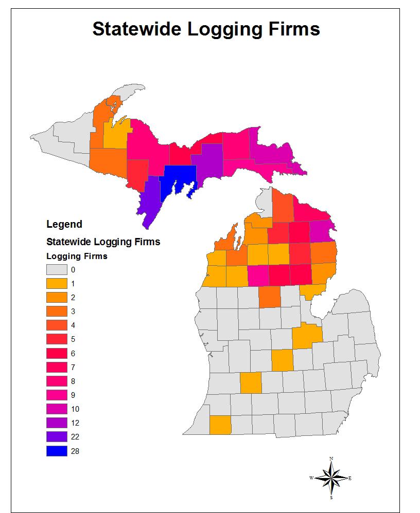 developing the survey involved consultation with loggers regularly both in the State of Michigan and out of state.