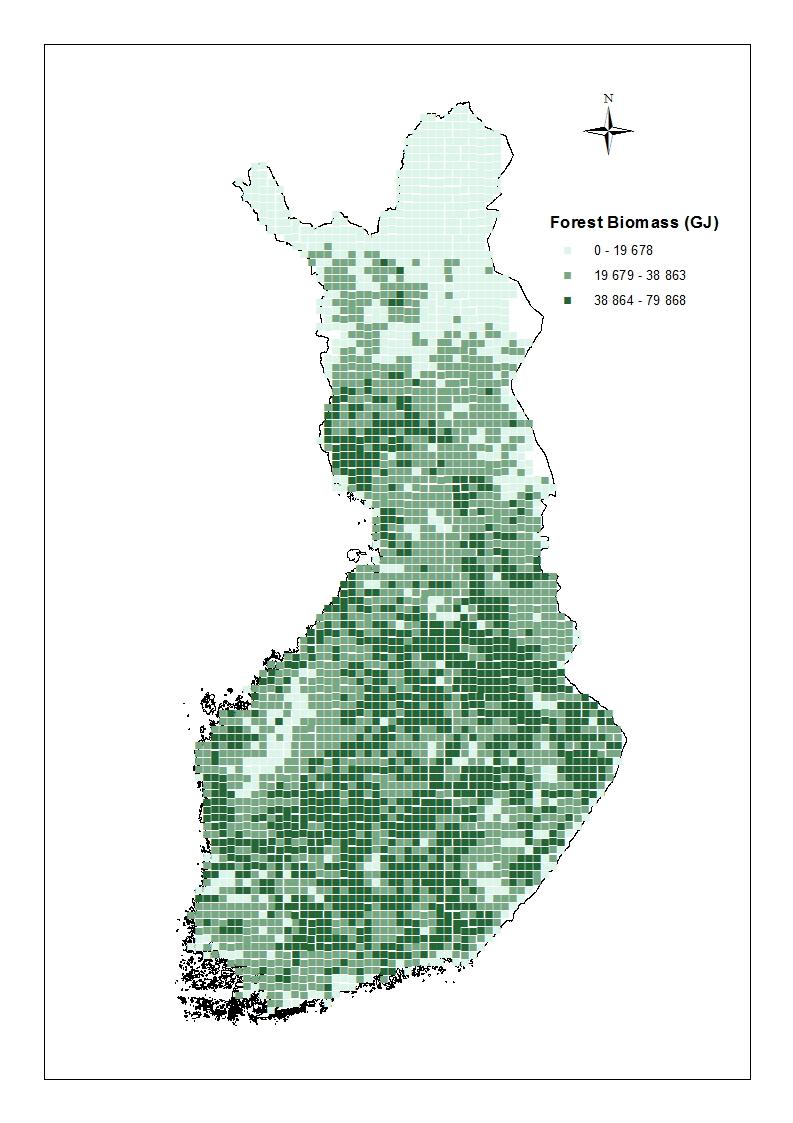 GIS data: feedstock