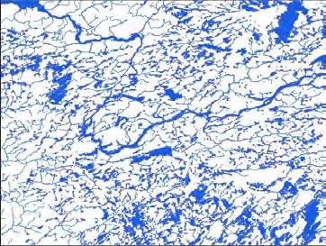 them to landscape or climate models A large variety and high density of lakes and rivers NSERC / HQ