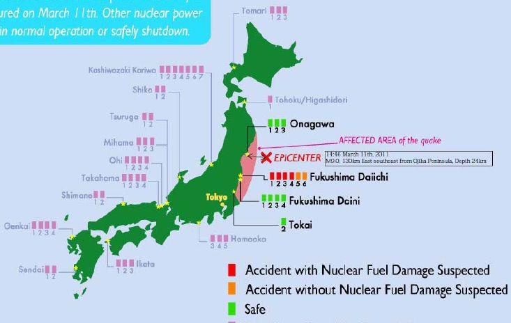 2. Outline of Fukushima Accident All operating units affected by earthquake were scrammed safely as designed,