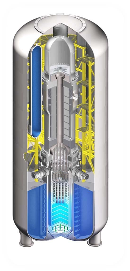 Westinghouse Plant Design Single reactor site (standalone) Fuel Modification of standard Westinghouse product (17x17 RFA) Forced flow with 8 reactor coolant pumps Internal control rod drive