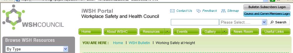 WSH Resources Subscribe to our FREE WSH