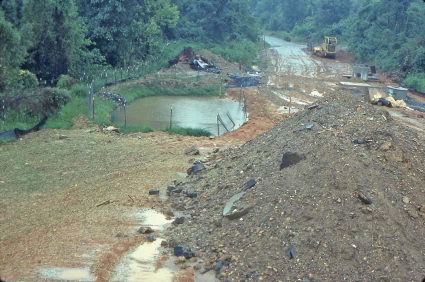 6.2 Sediment Trap Description A sediment trap is a temporary settling pond formed by construction of an embankment and/or excavated basin and having a simple outlet structure that is typically
