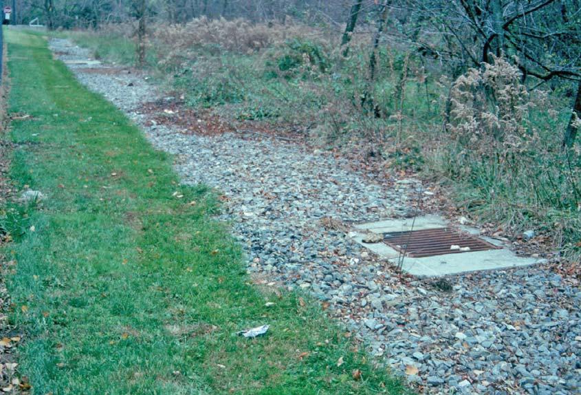 2.7 Infiltration Trench Description An infiltration trench is a rock-filled trench that receives stormwater runoff, allowing it to infiltrate into the ground.