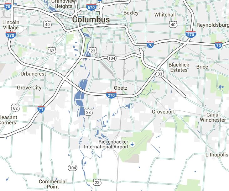 from the Norfolk Southern Intermodal Yard 15 Minutes to Downtown Columbus 15-year, 100% real